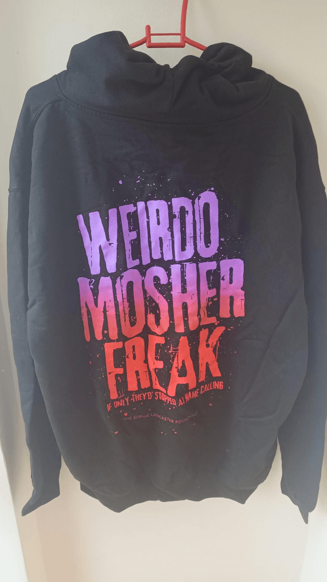 Blaze Bayley & Absolva signed Sophie Lancaster Foundation Hoodie - Large