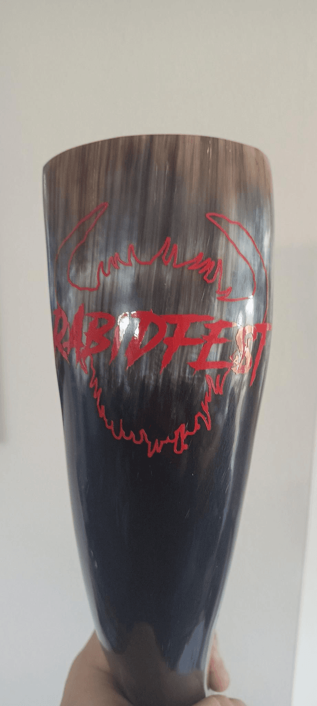 Rabidfest Drinking Horn